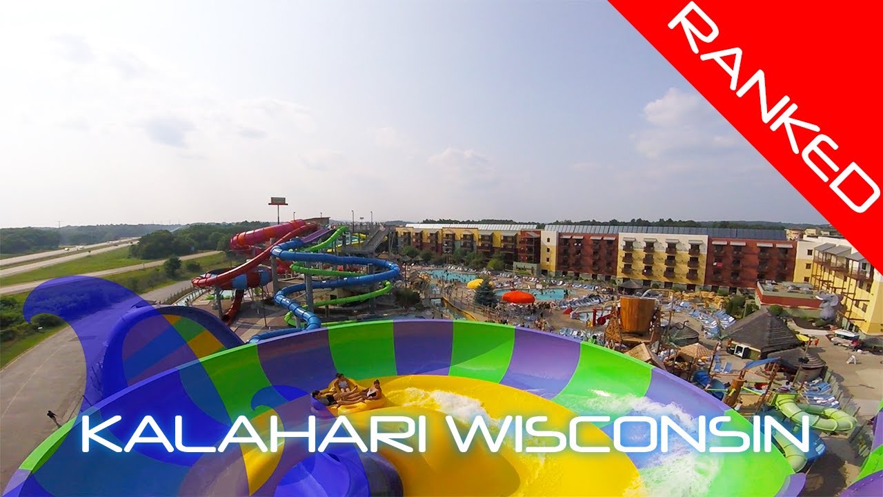 ALL WATERSLIDES at Kalahari Wisconsin Dells RANKED