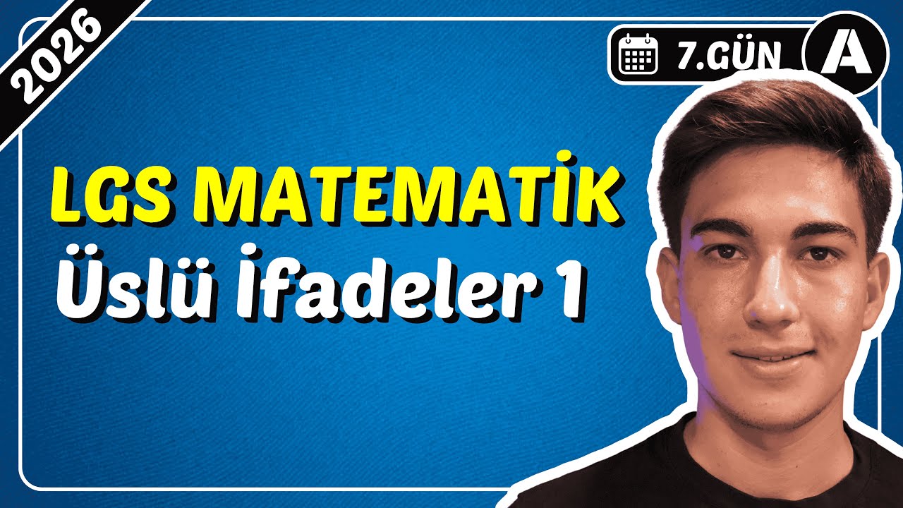 49 Günde LGS Matematik Kampı 7.Gün | Üslü İfadeler 1 | LGS 2026Tayfa