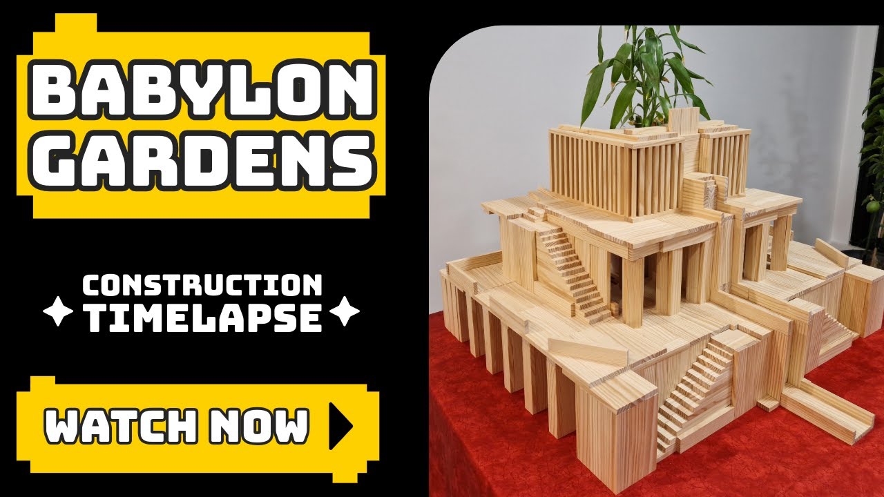 Building the Hanging Gardens of Babylon with 800 Kapla Planks | Epic Timelapse