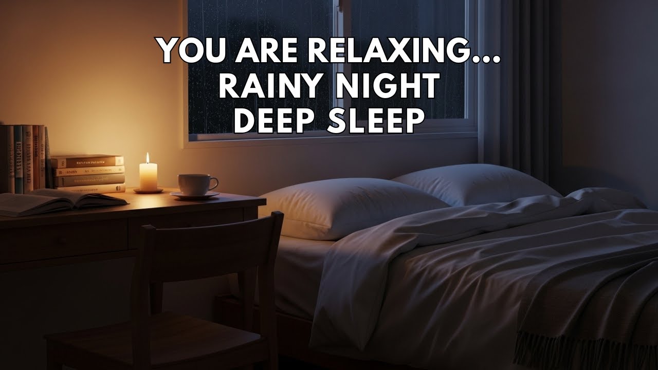 Relaxing in a Quiet Bedroom on a Rainy Night – Sleep Music