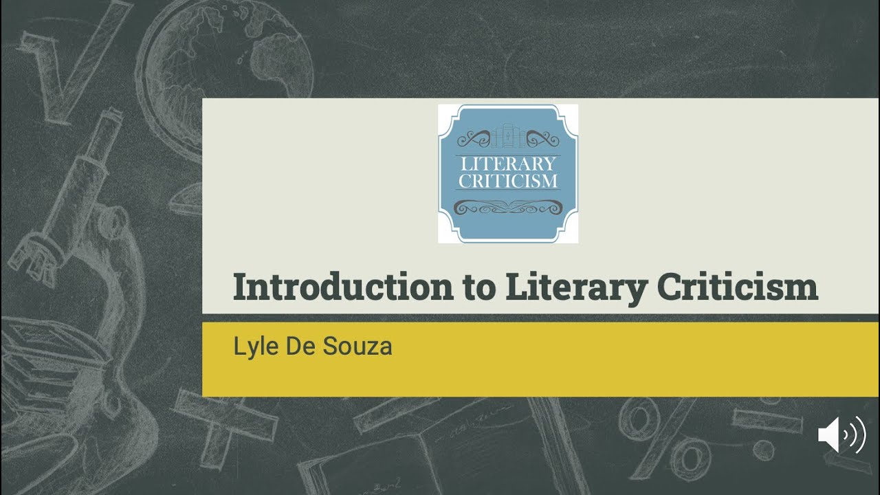 Introduction to Literary Criticism