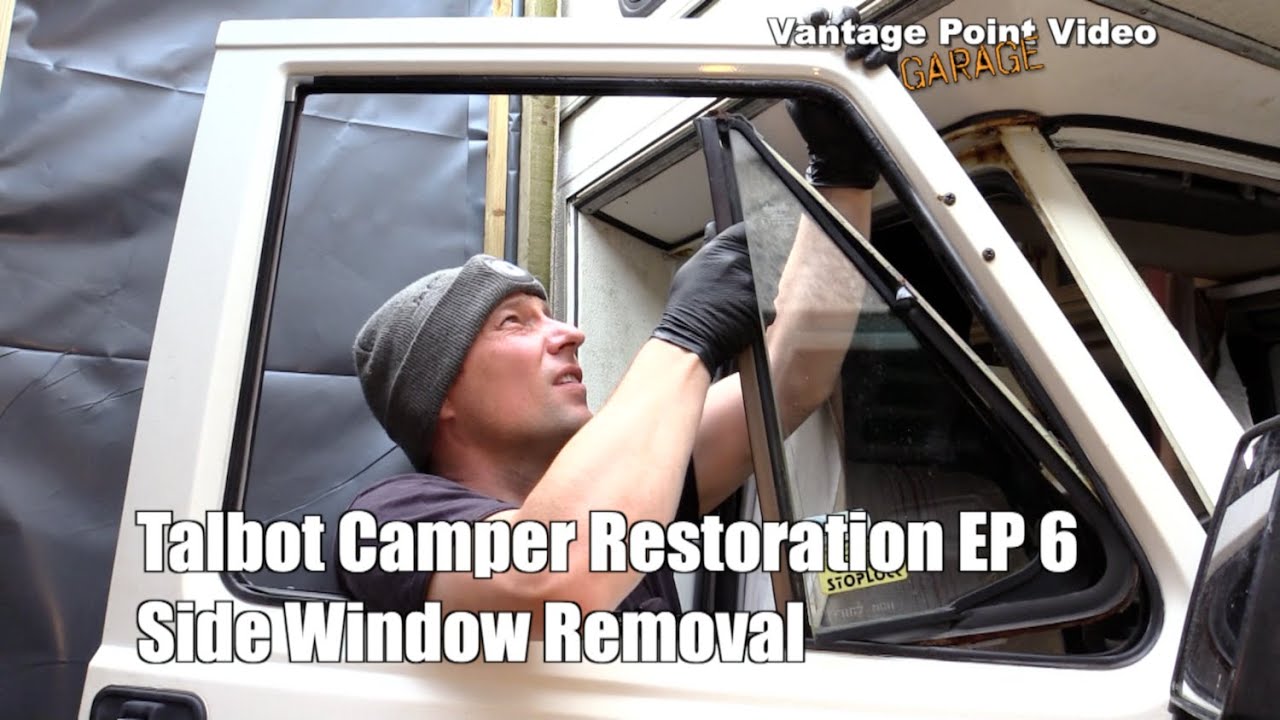 Talbot Express Side Window Removal: Camper Van Restoration #6