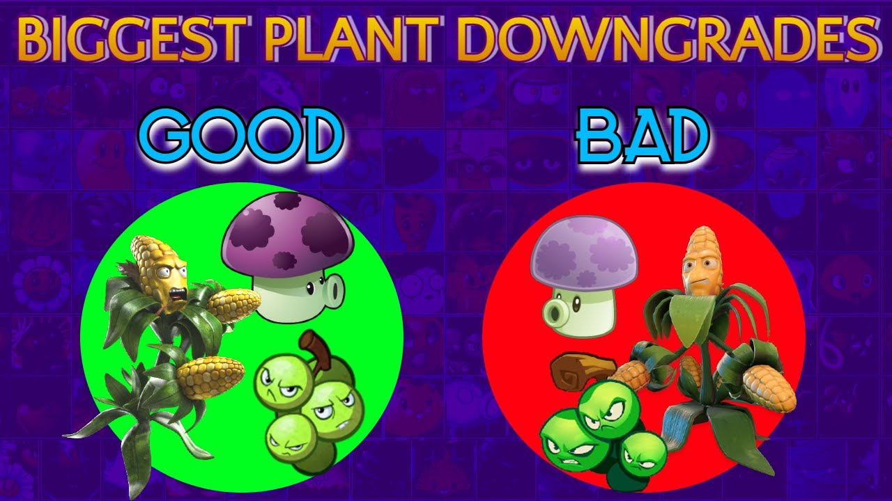 Top 10 Plants That Got WORSE In Between Games | Plants VS Zombies