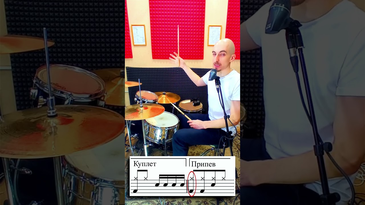 Самый простой брейк на барабанах! Заполнение, переход, сбивка - уроки игры на барабанах