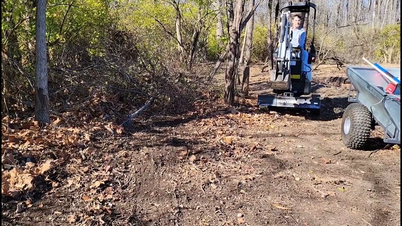 Clearing Honeysuckle Around the Lake for a Mountain Bike Trail