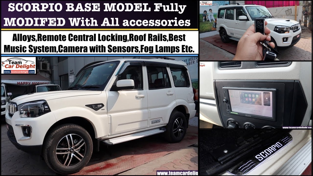 Scorpio Modified All Interior,Exterior Accessories List with Price | Scorpio All Accessories