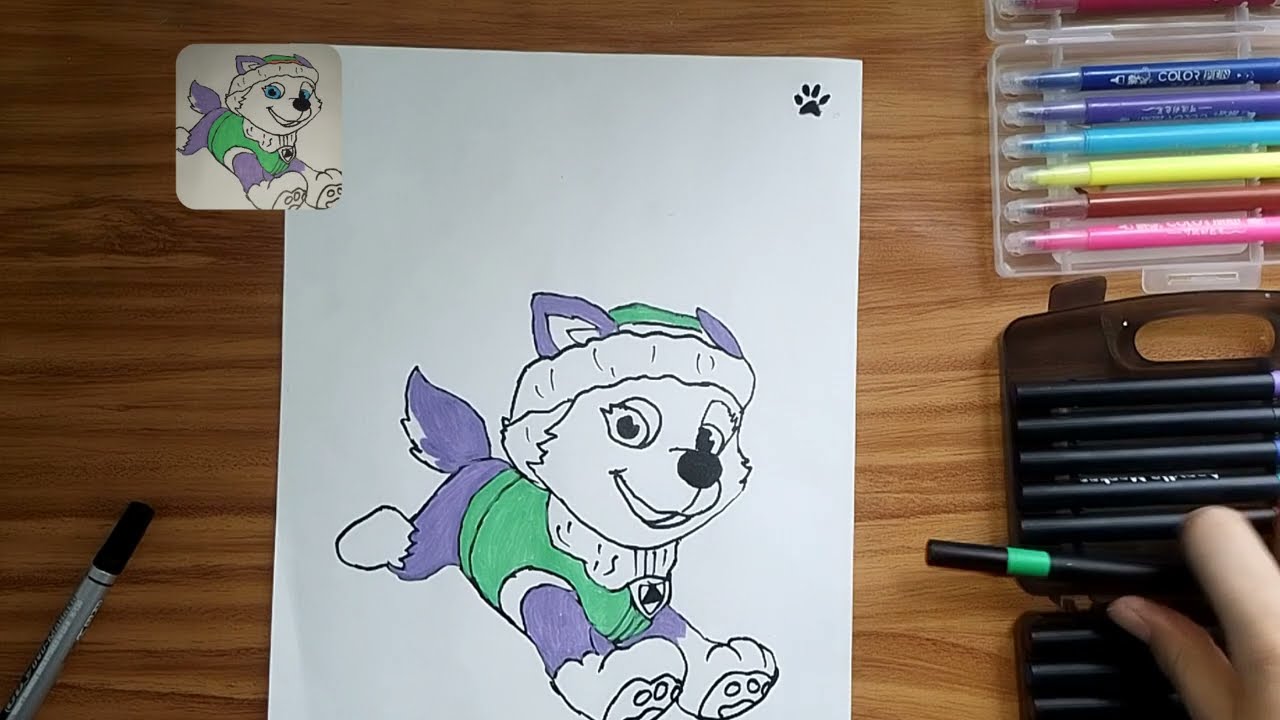 How To Draw a DOG 🐕/“How to easily draw a happy puppy”