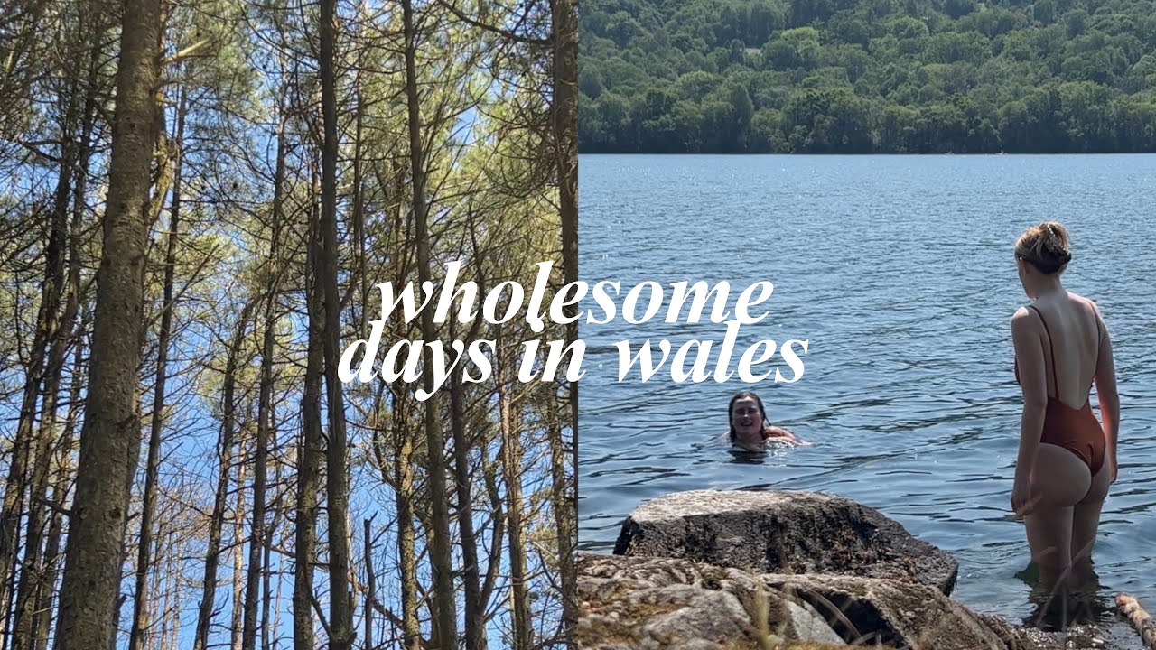 vlog | peaceful summer days, going swimming & time in nature