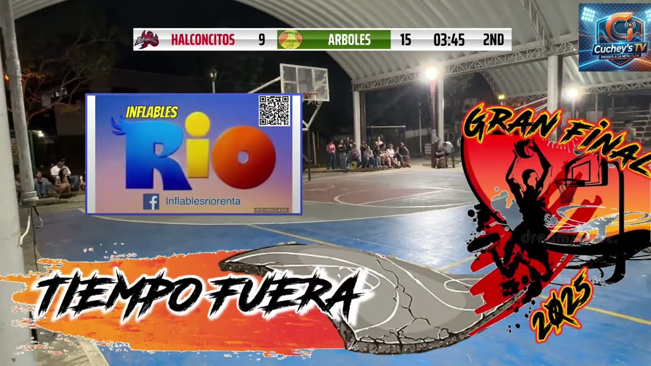🏀 Liga Municipal de Basquetbol Poza Rica 🏀 3️⃣C - GRAN FINAL J2️⃣ - HALCONCITOS 🆚 ARBOLES