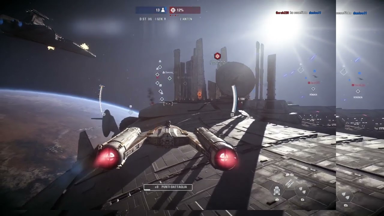 star wars battlefront 2 assalto con i caccia stellari ep 7