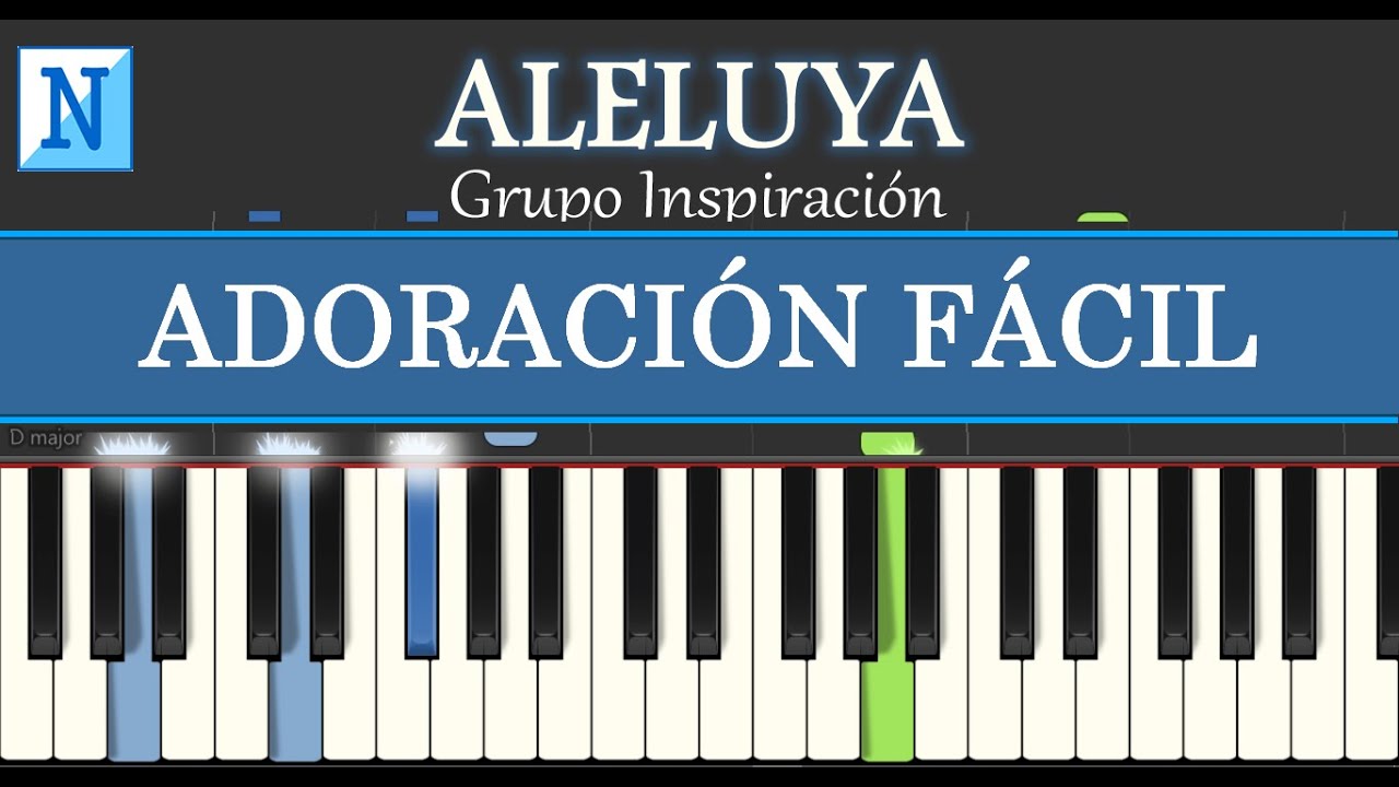 ALELUYA (Inspiración) Piano Tutorial | Alabanza de Adoración MÁS FÁCIL para PRINCIPIANTES