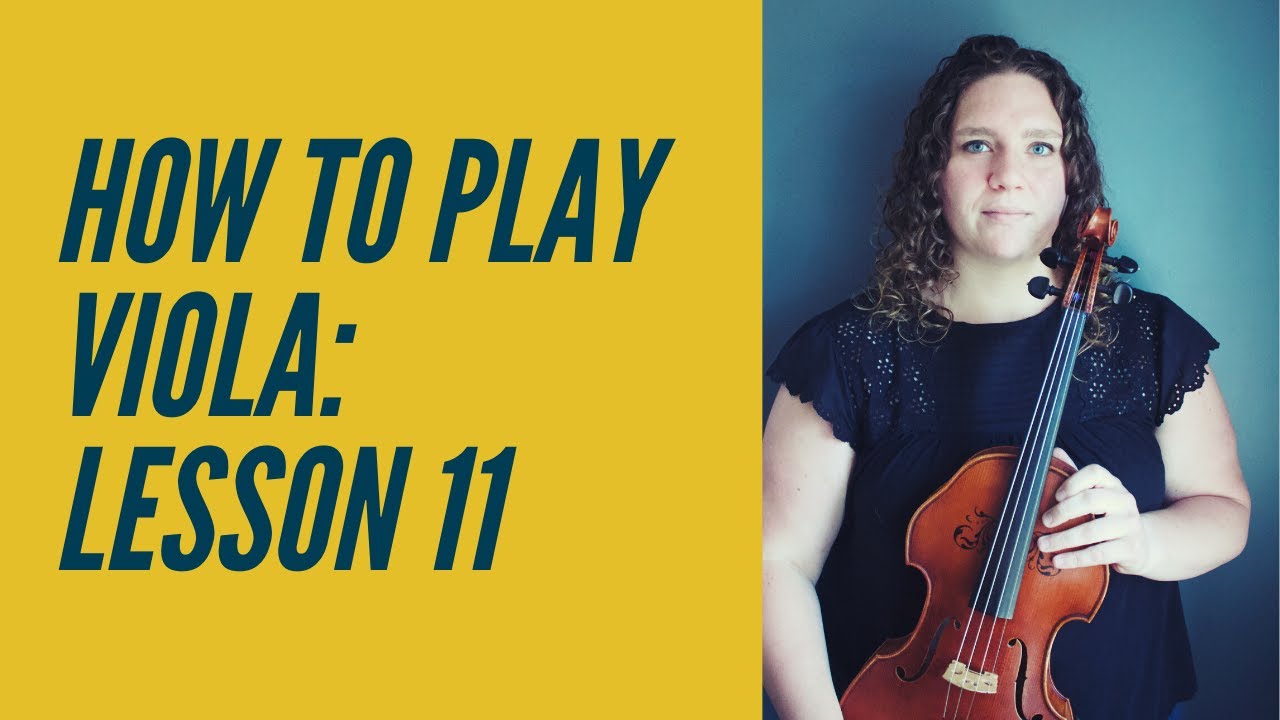 How to Play Viola: lesson 11 // Lightly Row, Bow Distribution, Legato