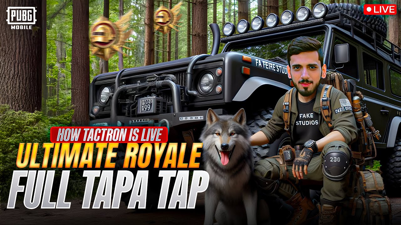 Rank Push In Ultimate | How Tactron Live | Pubg Mobile