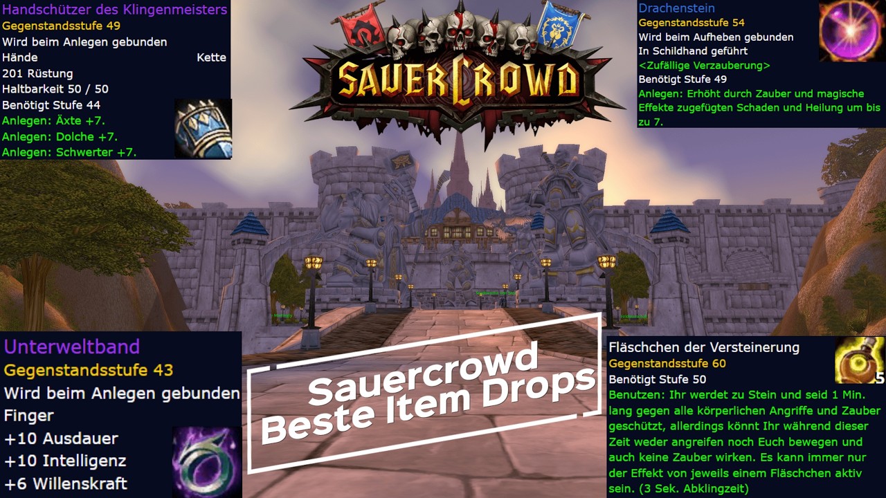SAUERCROWD - Beste Item Drops