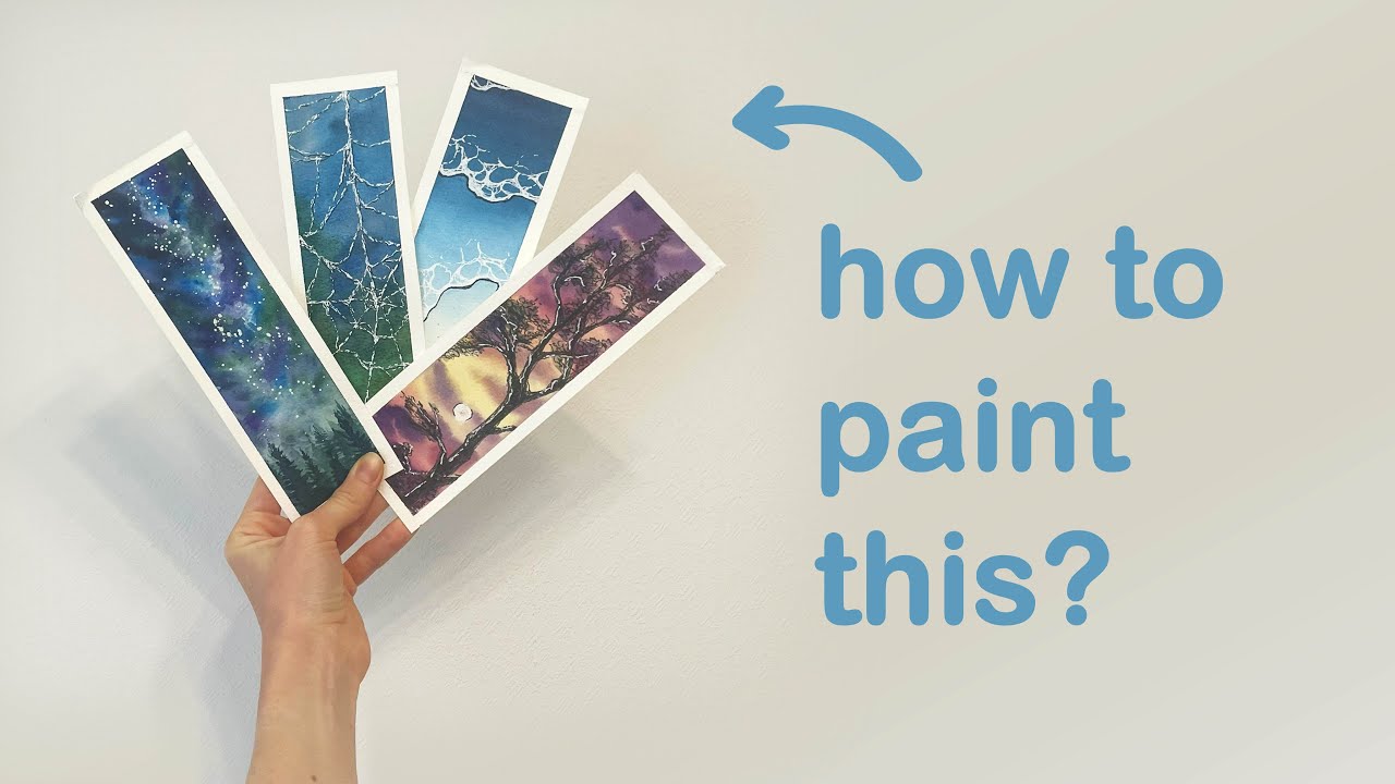 Watercolor Bookmarks Tutorial 🎨 Art for Beginners