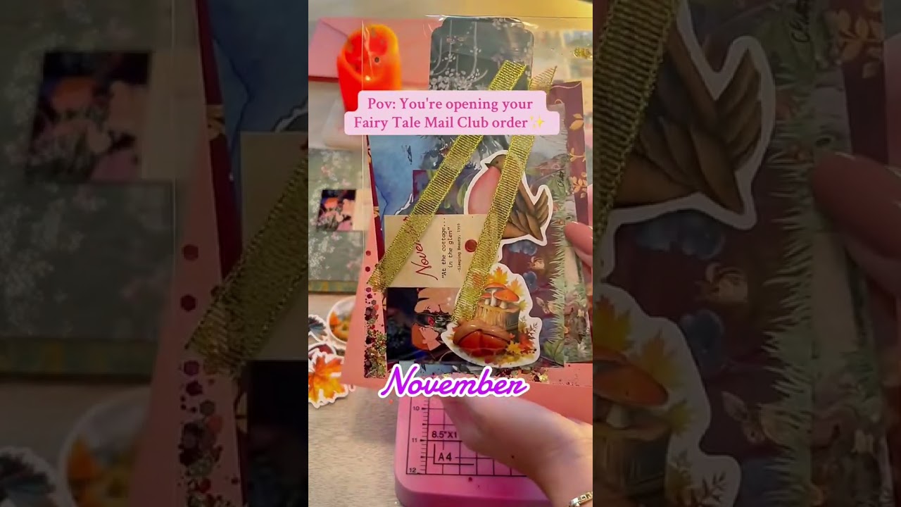 POV: You joined the Fairy Tale Mail Club 🌹🦌🏡