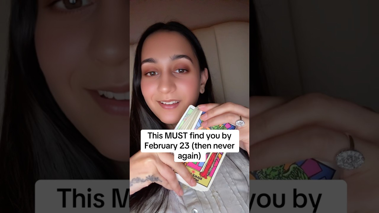 This MUST find you by February 23 (then never again)