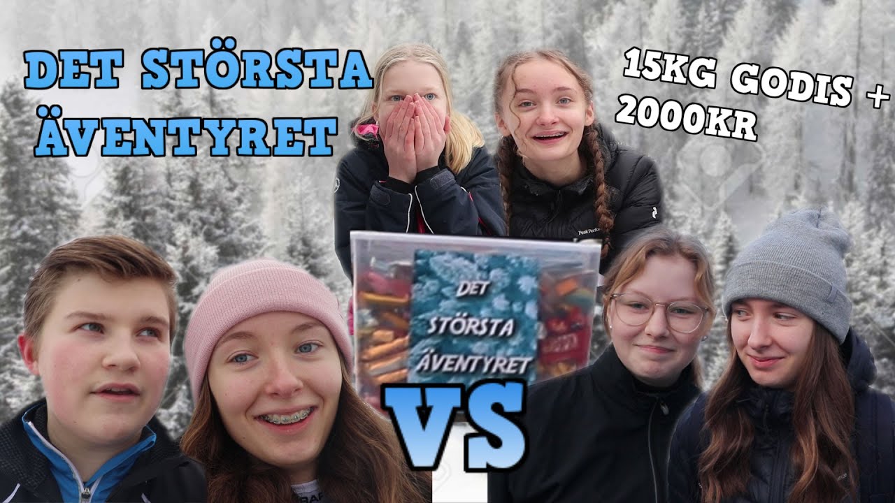DET STÖRSTA ÄVENTYRET!! Vinnaren får 15KG godis + 2000KR