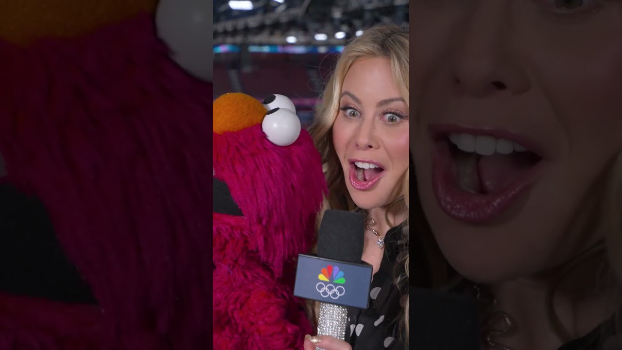 Elmo's New Job at The Olympics!⛸️💙✨#sesamestreet