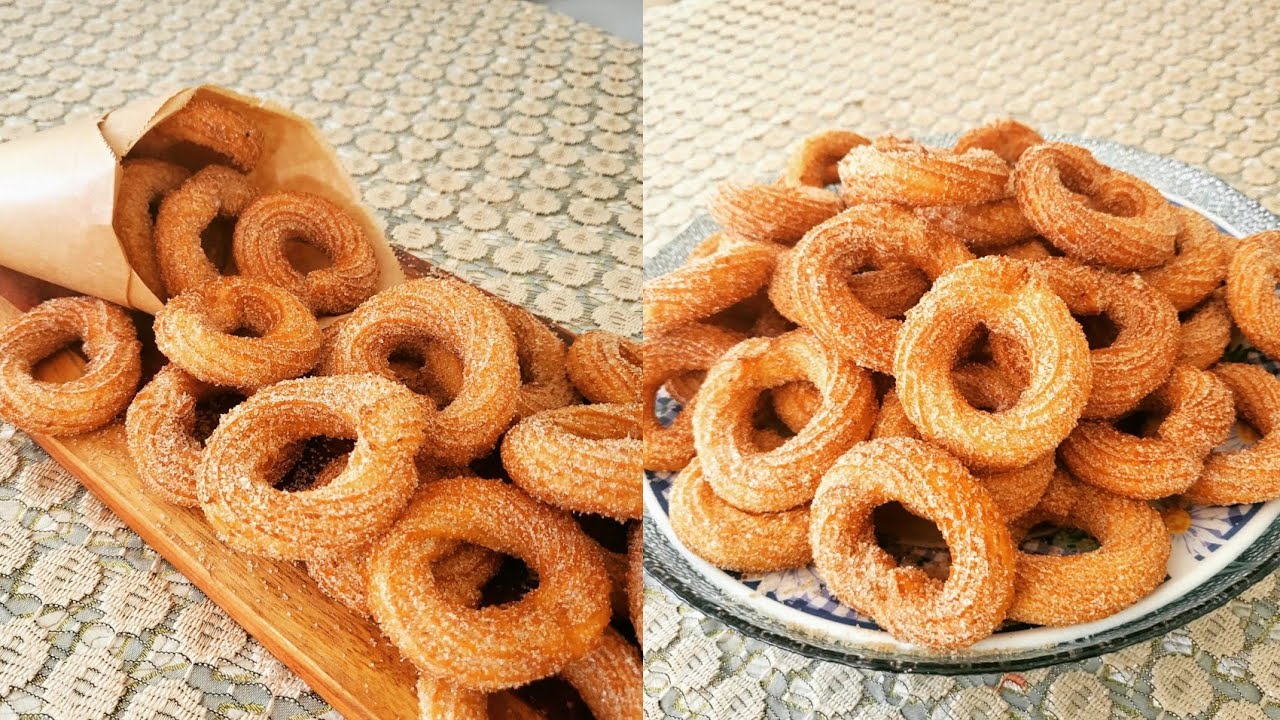 ألذ وأسهل تشورو  بدون بيض مذاق رائع والتقرميشة ياسلام غيولي معتمد عنكم 😉