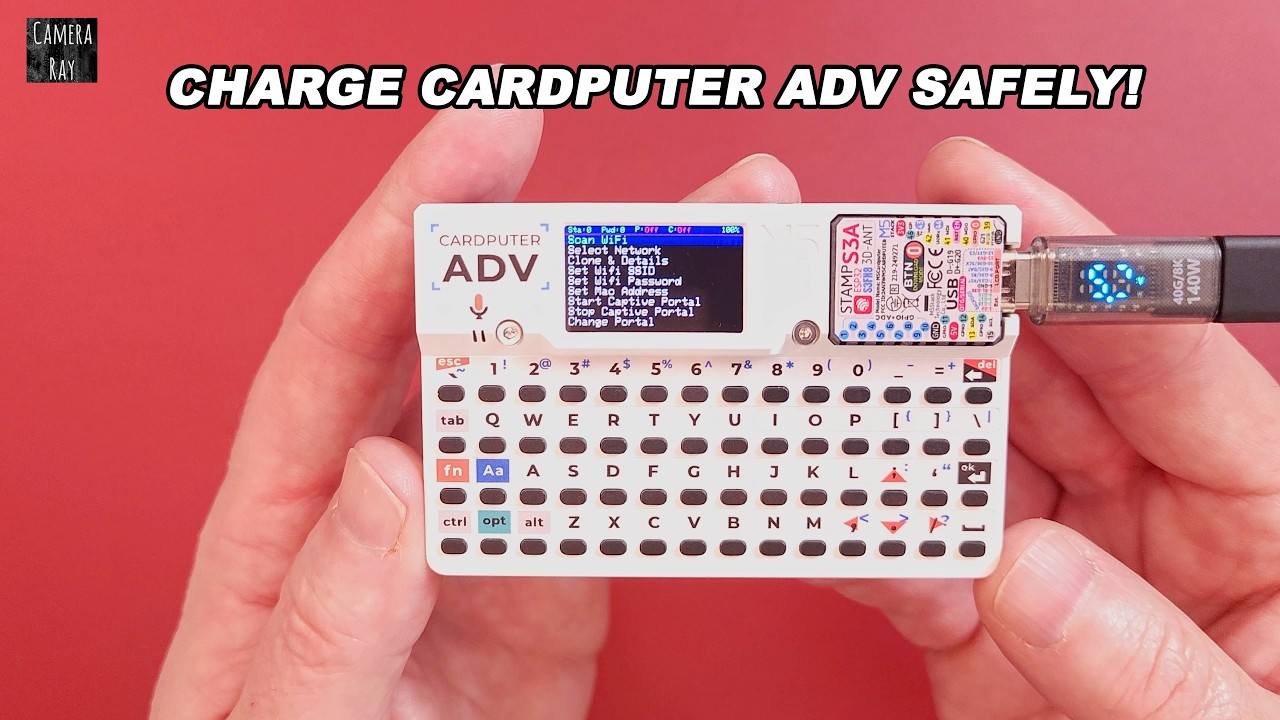 Cardputer ADV Charging Guide | How to Charge Battery & Turn Screen Off