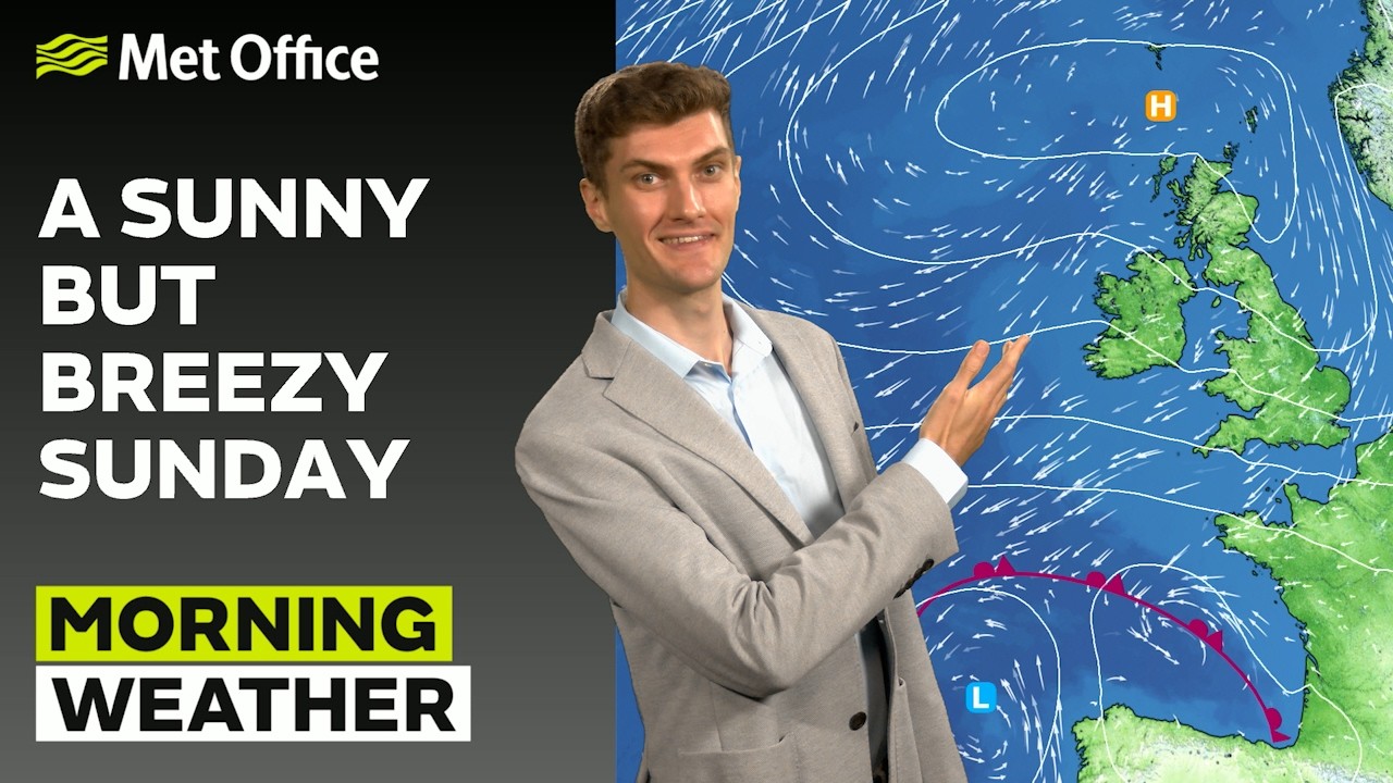 12.07.2026 &mdash; Прояснения и солнце &mdash; Утренний прогноз погоды в Великобритании &mdash; Met Office Weather