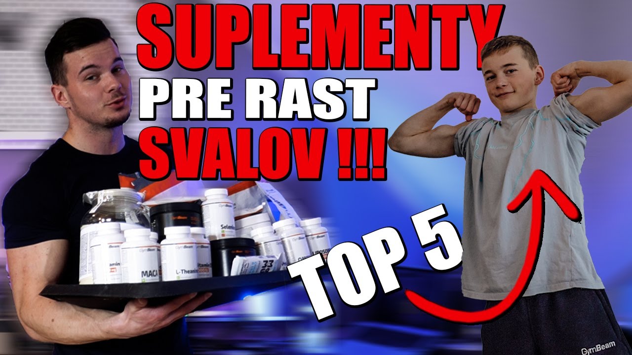 TOP 5 SUPLEMENTOV ✅ AKO NABRAŤ SVALY 💪🏽