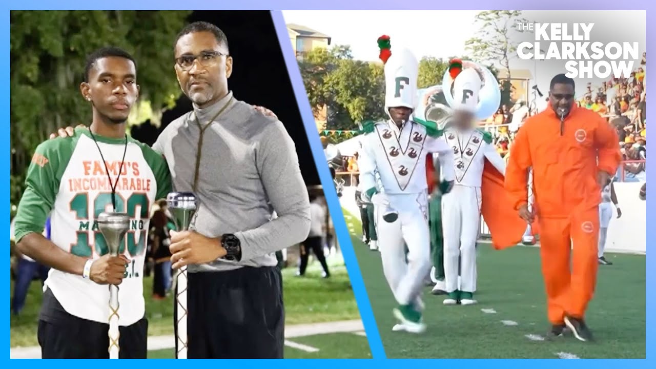 Kelly Clarkson Meets FAMU Father-Son Drum Majors