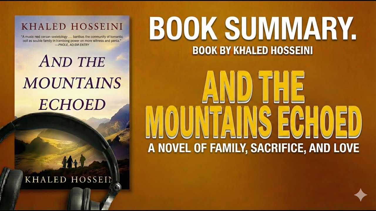 And the Mountains Echoed — Audiobook Summary | Khaled Hosseini