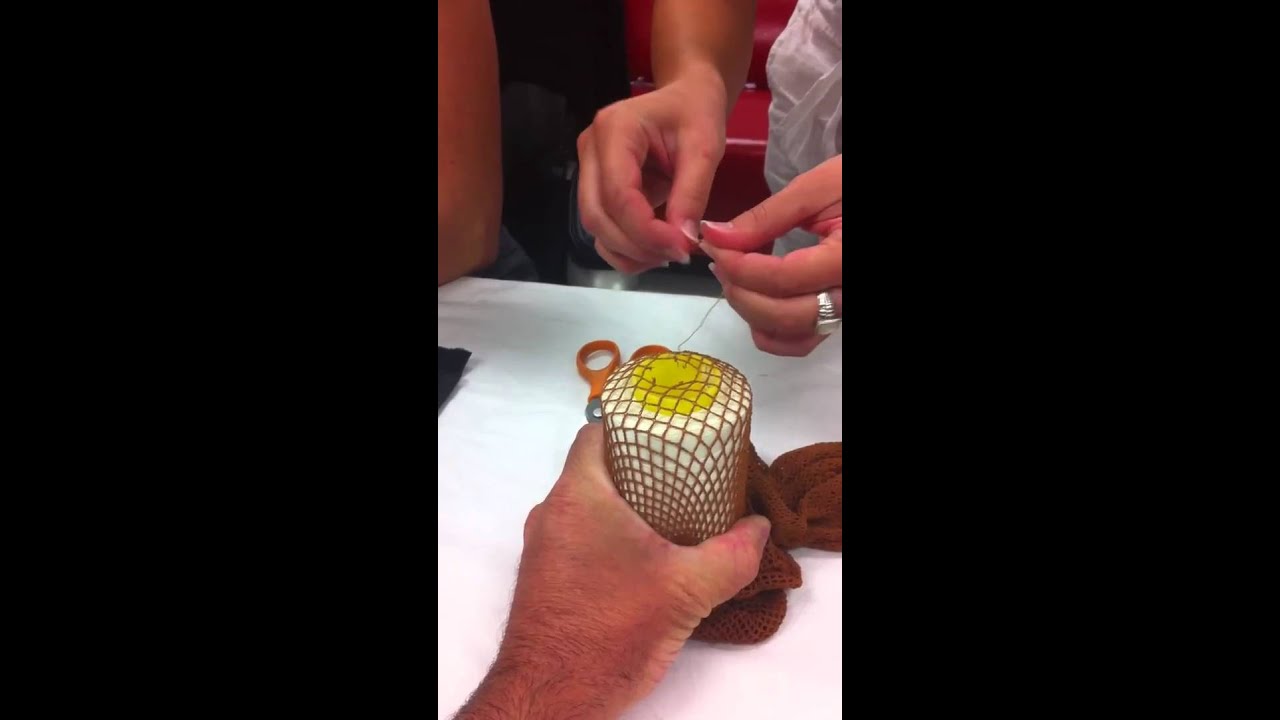 How to mend fishnets part 1