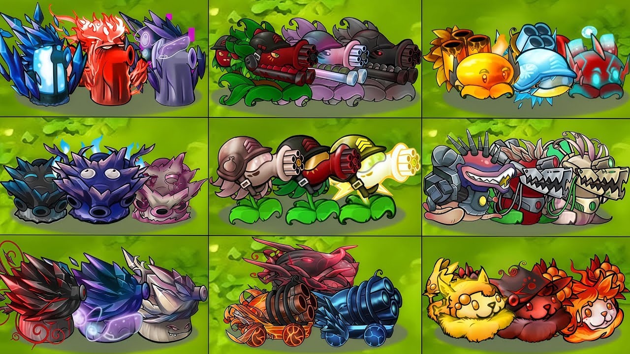 PVZ 1 Fusion 3.2 Challenge - Team Family Plants Fusion vs Obsidian Gargantuar - Who Will Win?