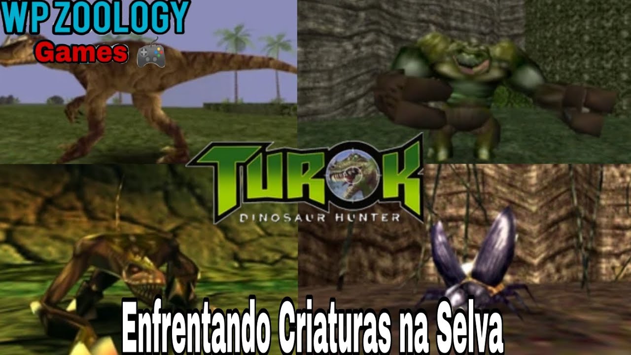 Enfrentando Criaturas na Selva - Turok Dinosaur Hunter