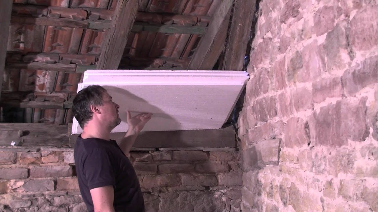 Dachdämmung auf Sparren einbauen - Wärmedämmung