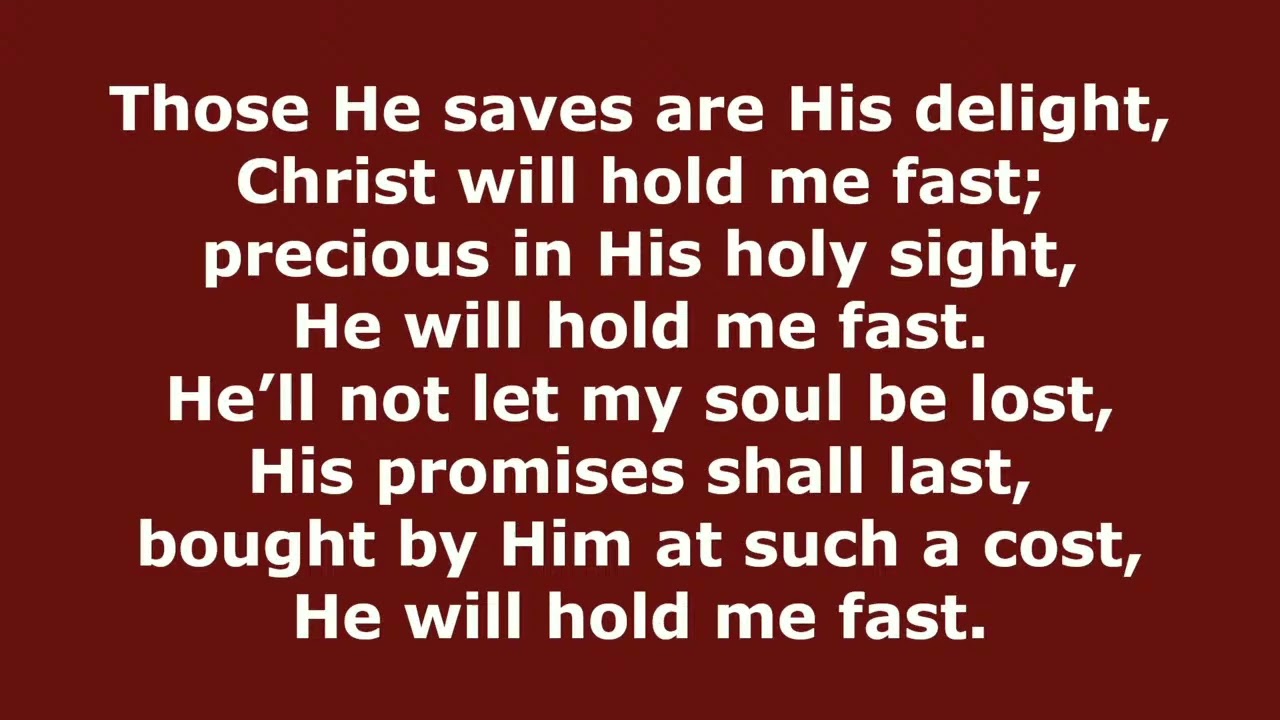 When I Fear My Faith Will Fail - He Will Hold Me Fast (Merker) // Congregational Hymn Singing