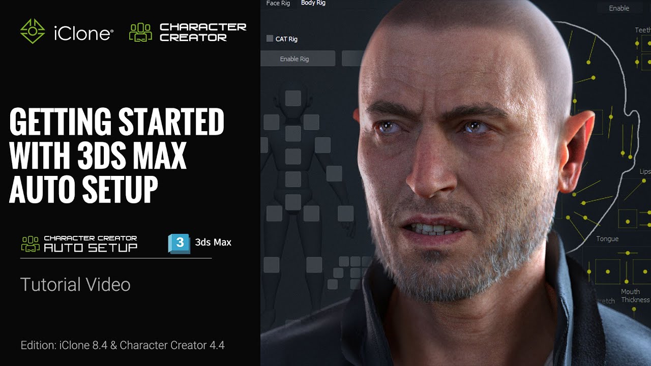 Getting Started with CC Auto Setup for 3ds Max | CC4 &  iClone 8 Tutorial