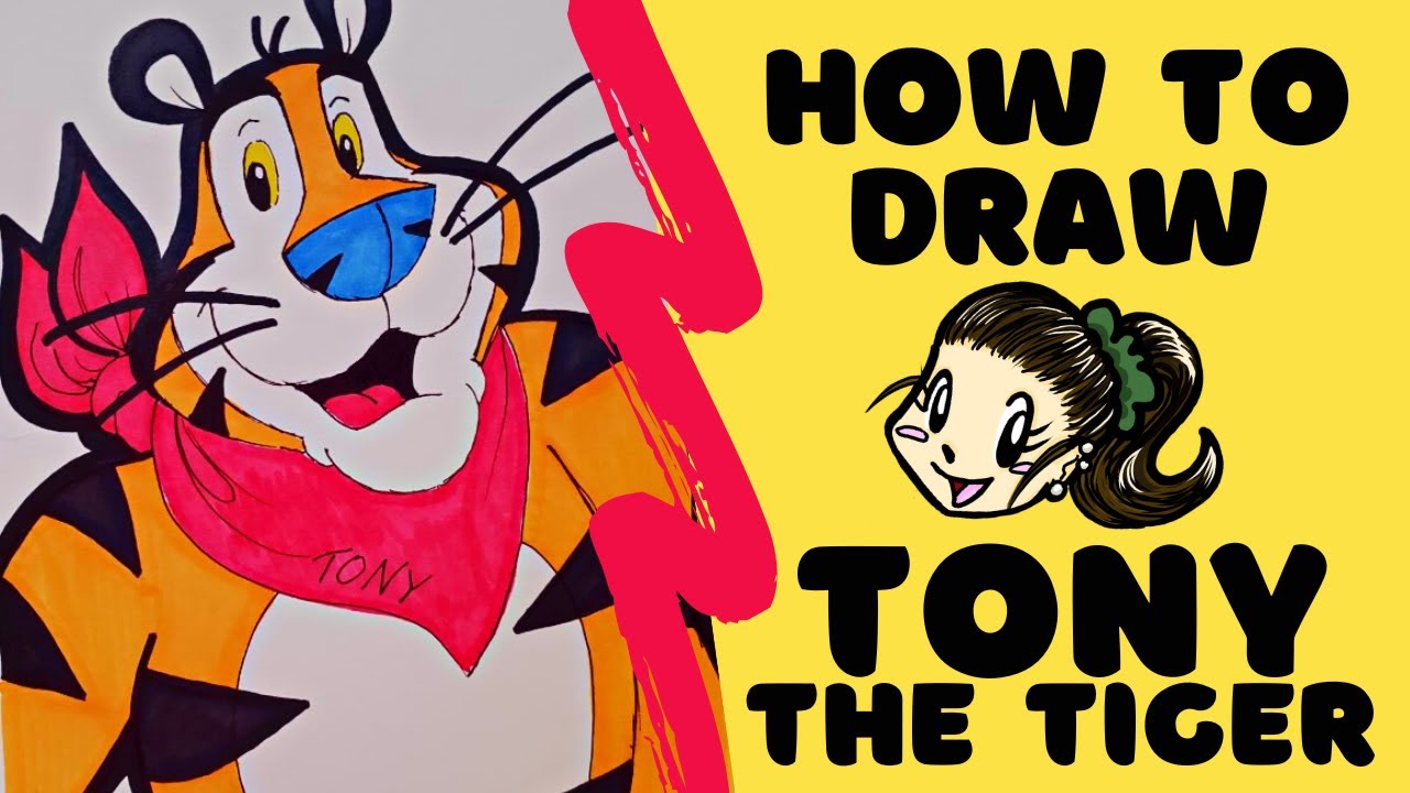 HOW TO DRAW - Tony the Tiger