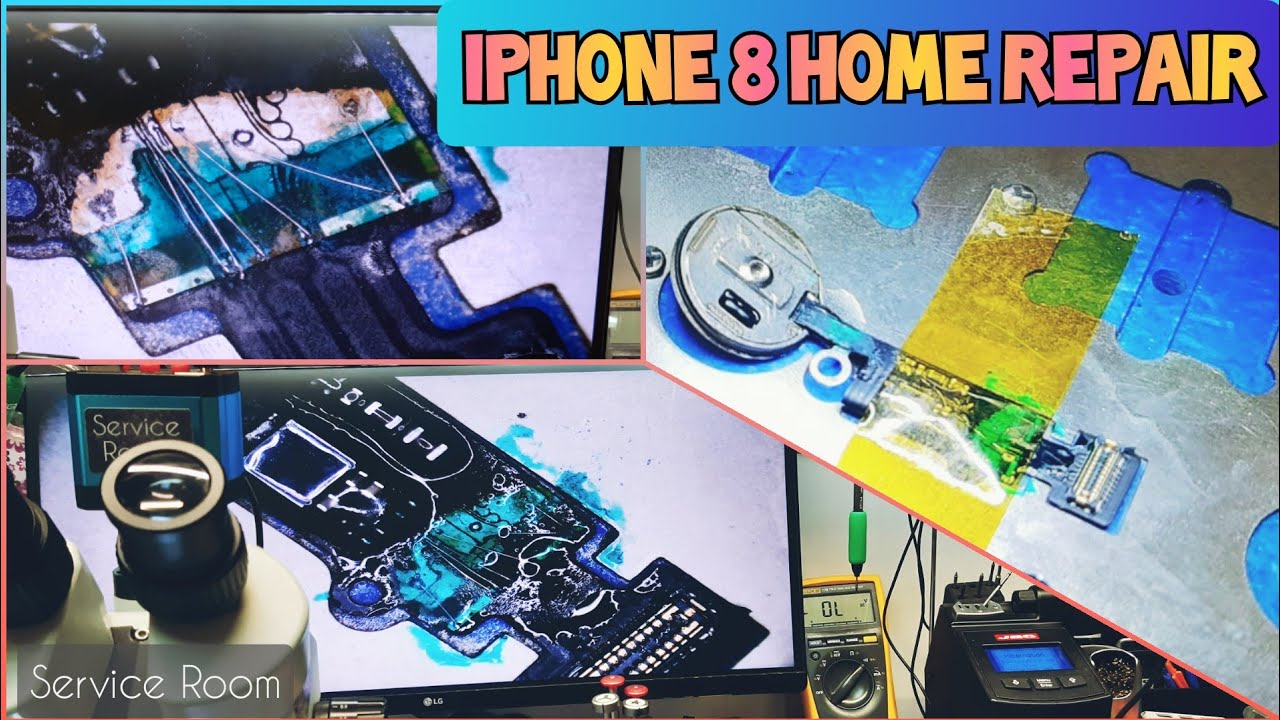 iPhone 8 Home button repair.iPhone 8 кнопка Home. Ремонт подписчику .