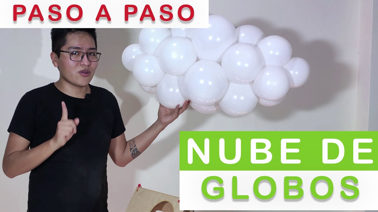 ✅  NUBE DE GLOBOS 🎈 F&Aacute;CIL y paso paso