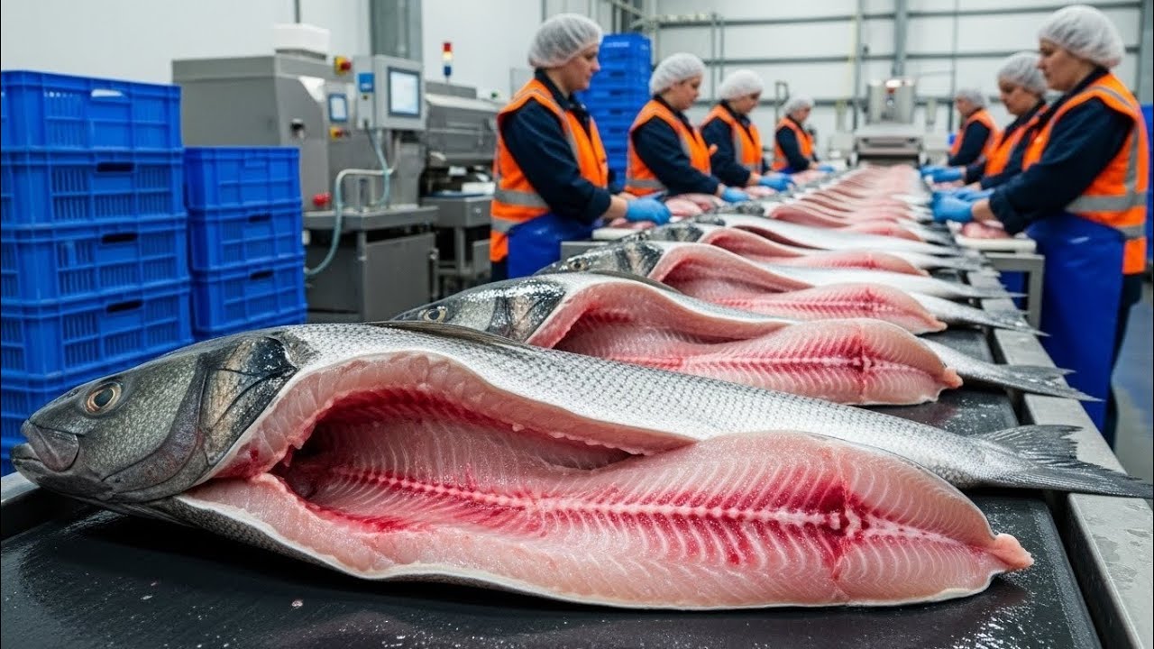 Inside Mega Factories Making Millions of Frozen Fish Fillets