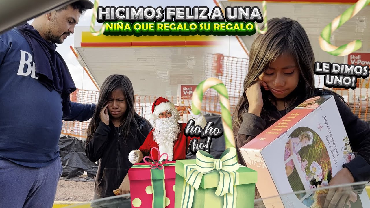 REGALANDO JUGUETES por NAVIDAD en LA CALLE