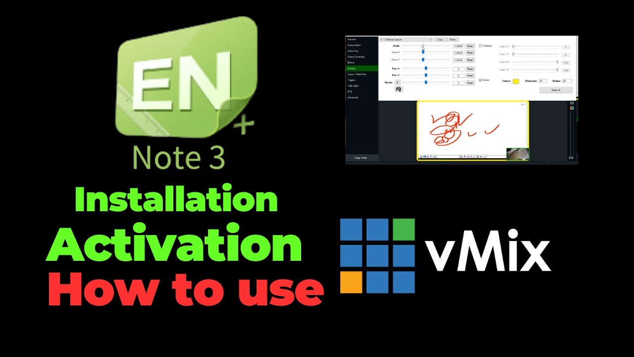 ✔️ Note -3 Activate key | How to use Note 3 Software | vMix use Note -3 software | Education video