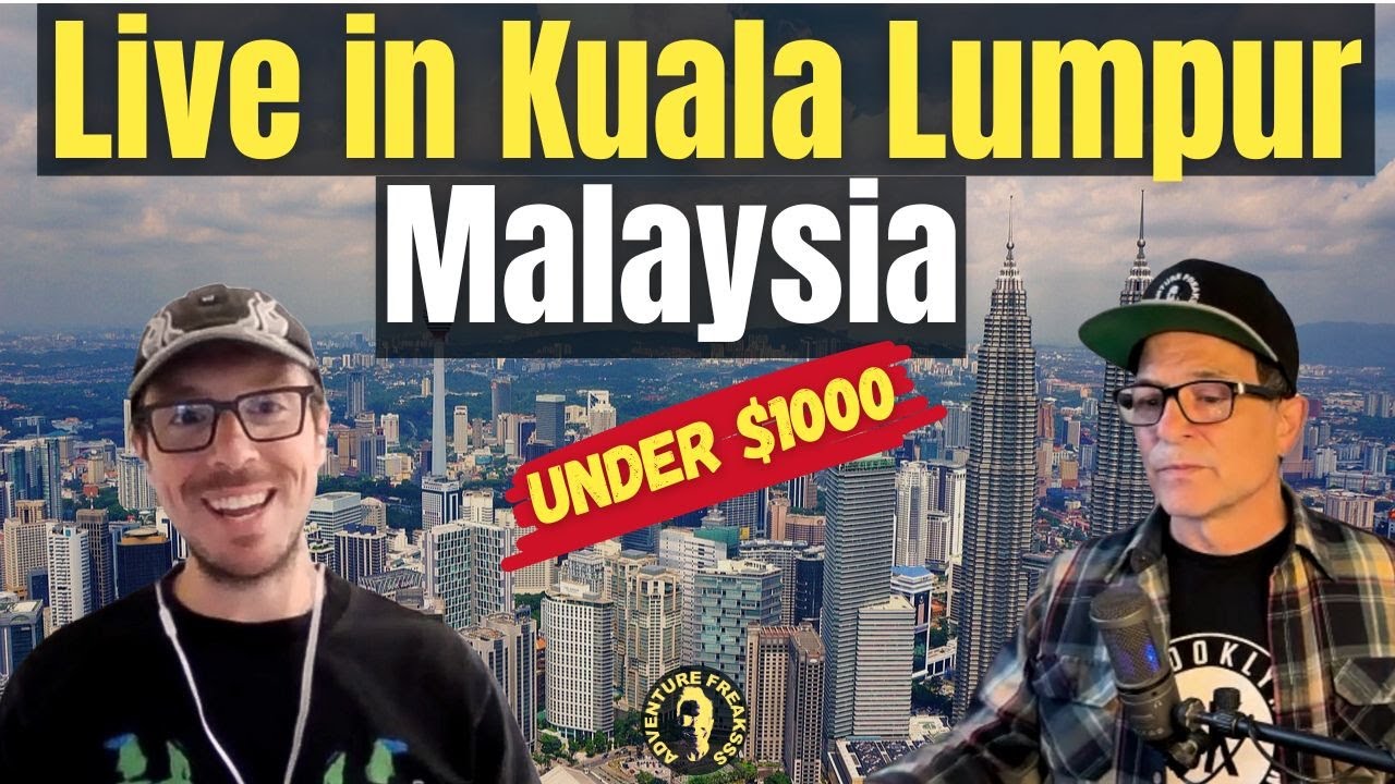 Living in Kuala Lumpur Malaysia under $1000 | Cost of Living in Malaysia per month