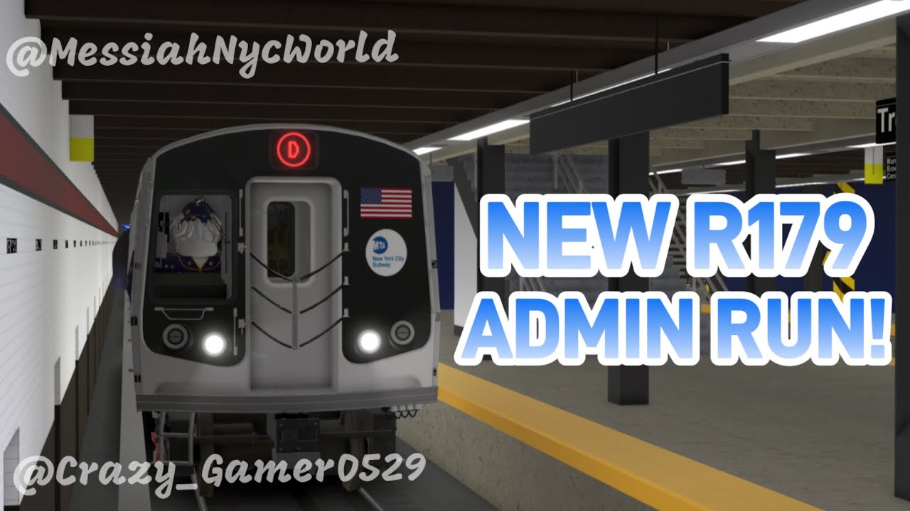 Roblox | IRT via D line: New R179 - Admin Run