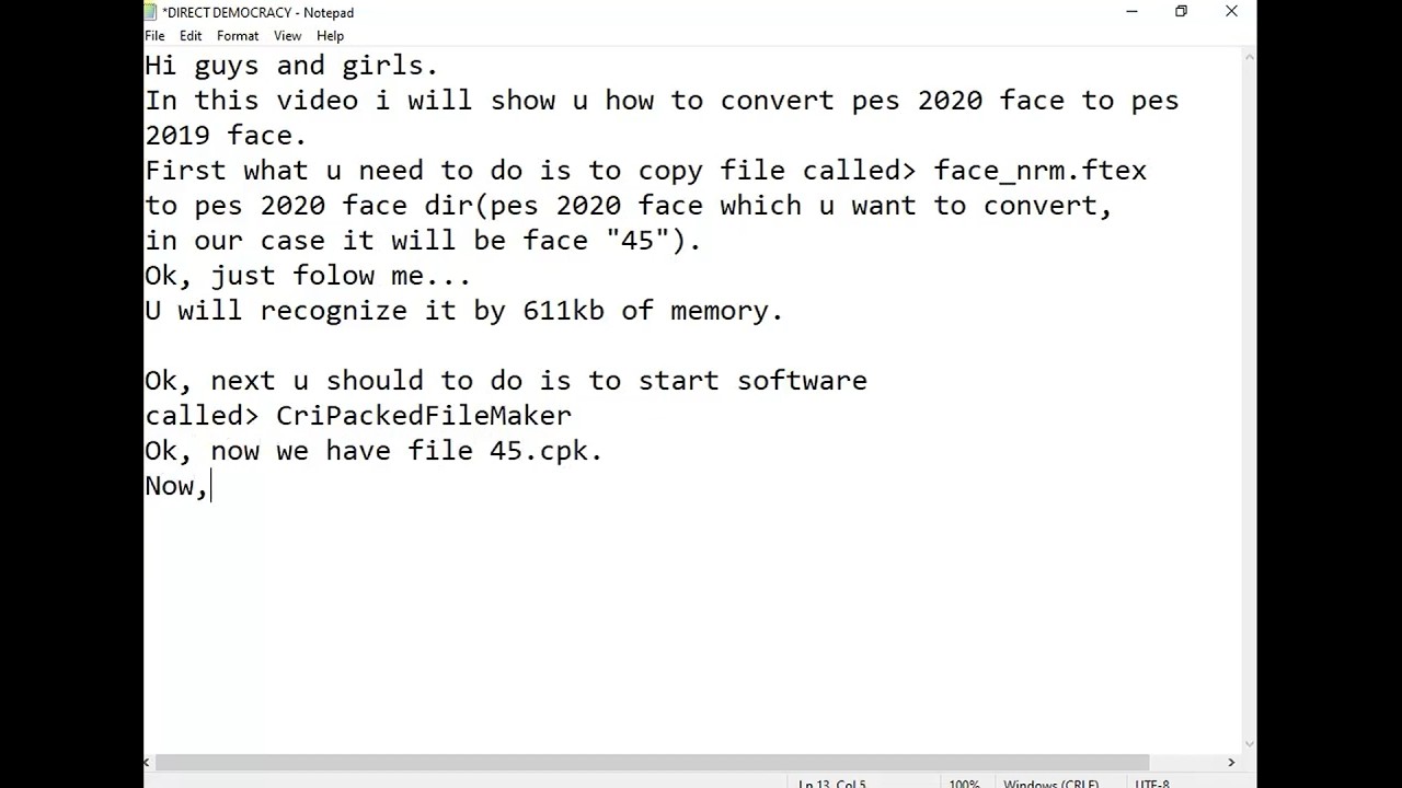 Pes 2020 2019 How to convert pes 2020 face to pes 2019 face