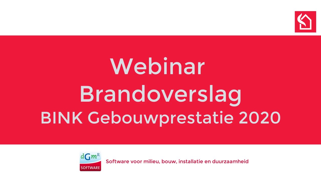Live opname van de webinar 'Starten met DGMR Brandoverslag'