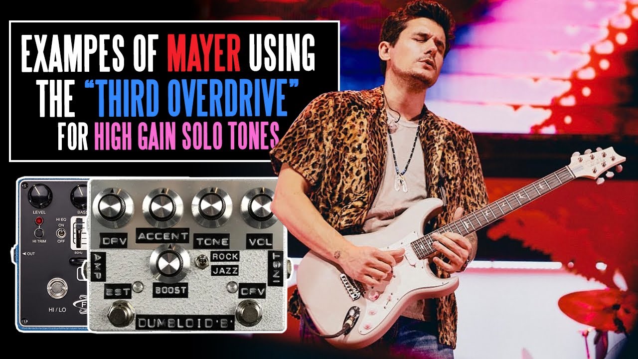 When John Mayer Uses The Dumbloid & Flux Five -  The Key To The INSANE 2019 World Tour Solo Tones