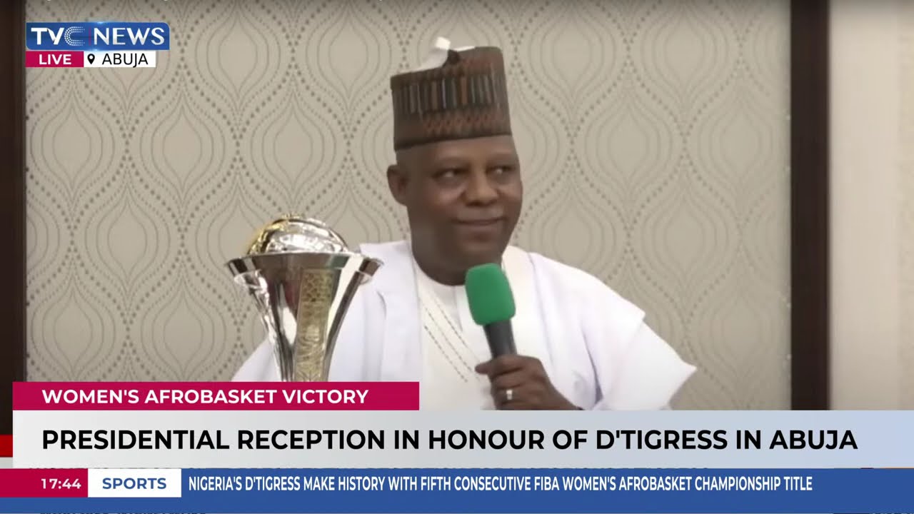 President Tinubu Gifts D'Tigress Players $100,000 Each, National Honours, 3-Bedroom Flat