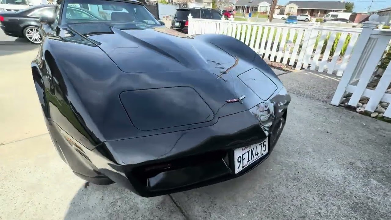 1981 L81 Chevrolet Corvette 4 sp. manual walk around SF CA.