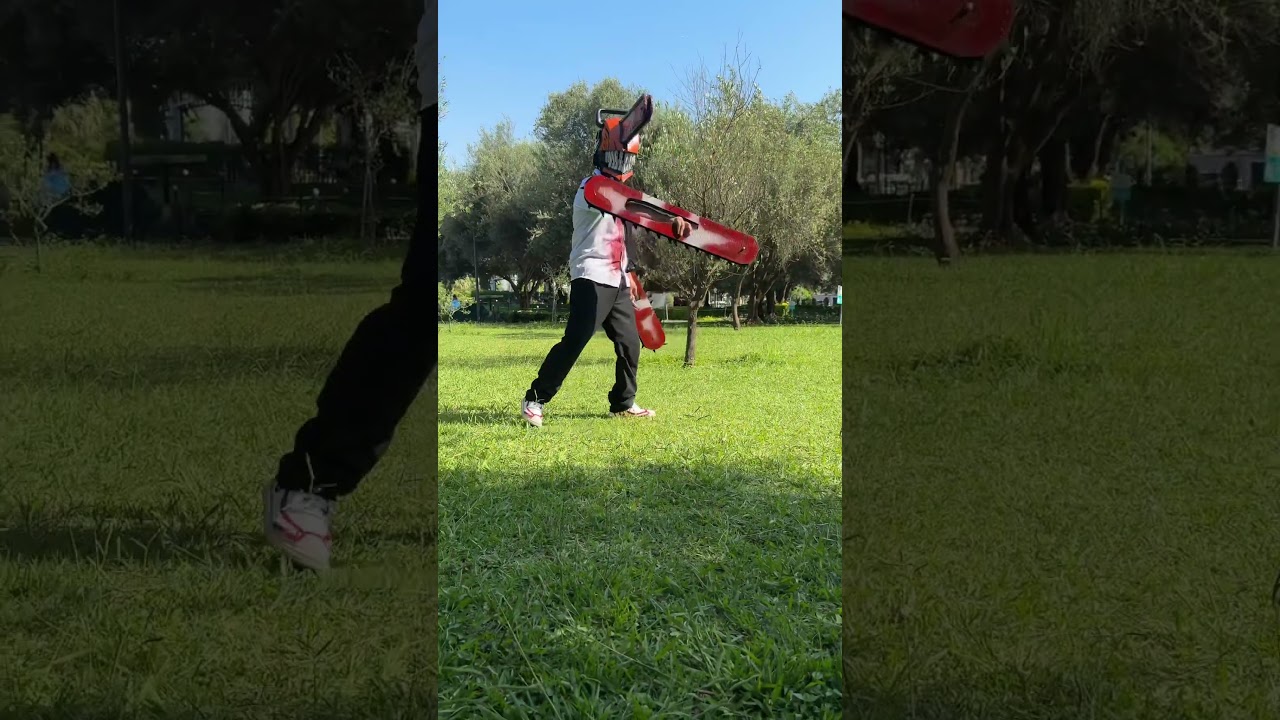 Denji Chainsaw man cosplay #shorts #chainsawman #anime #ytshorts #parati #viral #pochita #animation