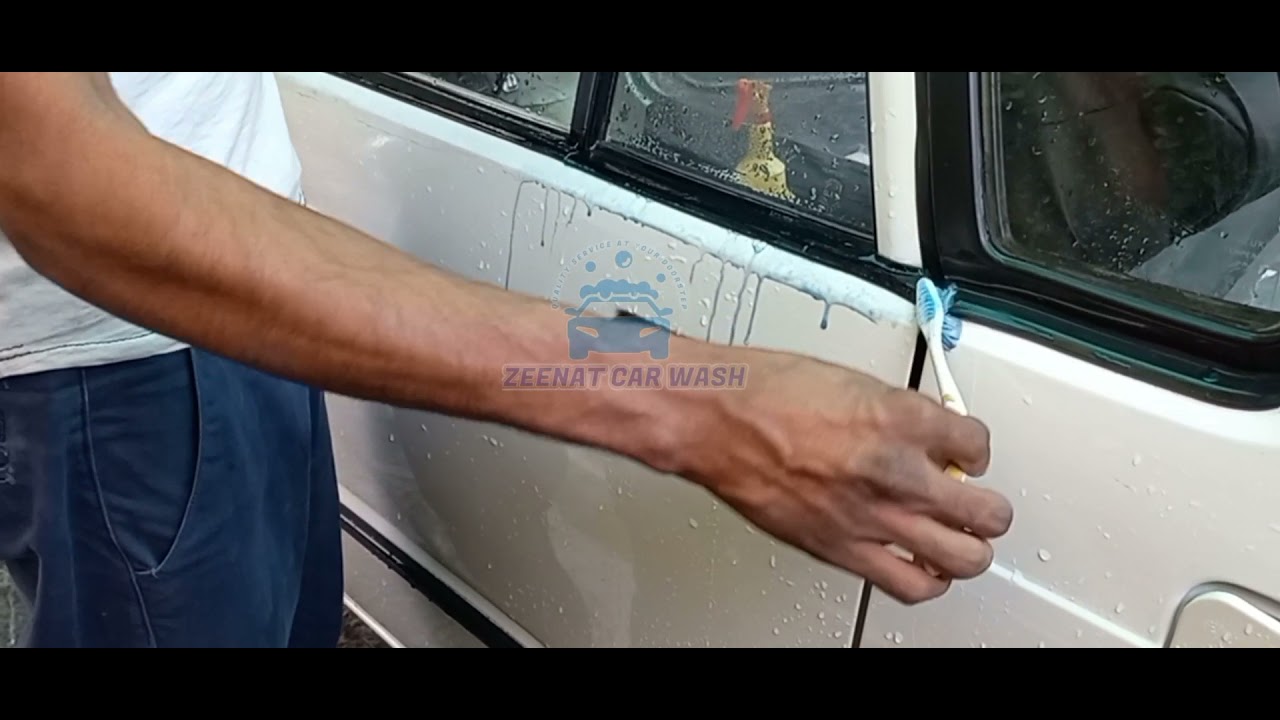 first time detailing meran car exterior and interior details with engine scailing 